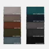 LUNVA Custom Blackout Curtains with Linen-Look Texture